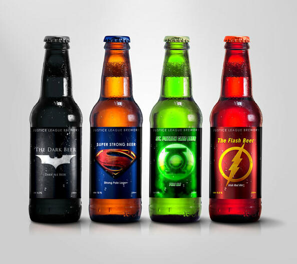 Ако супергероите имаха собствени марки бира