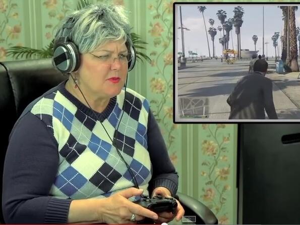 ВИДЕО: Реакциите на възрастните хора, играещи GTA V