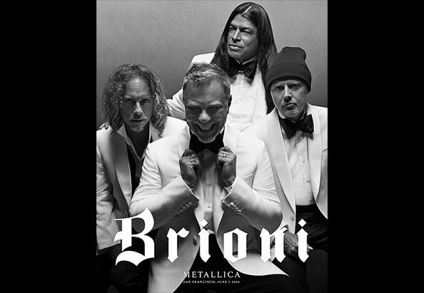 Metallica стана новото лице на Brioni!