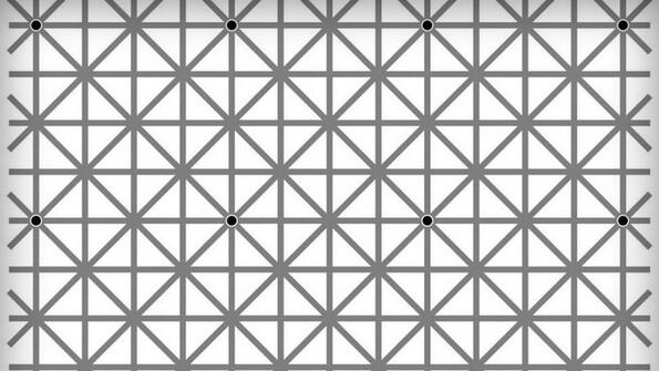 Оптическа илюзия на седмицата: колко черни точки виждате?