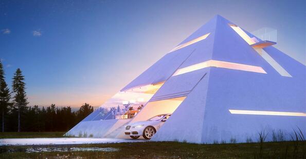 Къща-пирамида е новото готино нещо в архитектурния свят