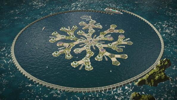 Във Френска Полинезия ще строят първия в света плаващ град!
