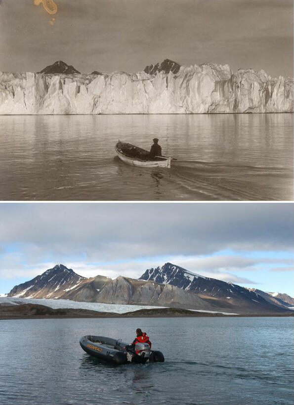 Потресаващи изображения показват колко драстично се е променил климатът през годините