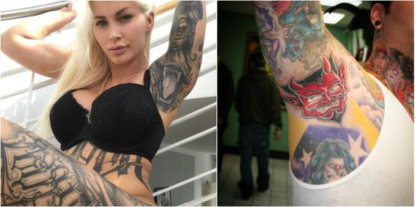 <p>Искаш да си направиш нова татуировка? Тогава можеш да разгледаш най-новия тренд, при който хората татуират своите подмишници. </p>
<p>Ето ги и смелчаците, които са се сбобили с модерна татуировка на едно от най-чувствителните места по тялото.</p>