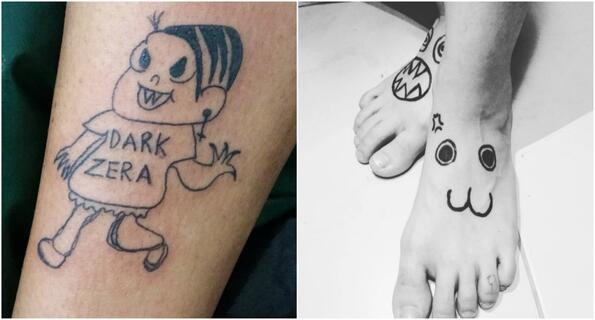 Запознайте се с най-лошия татуист на света