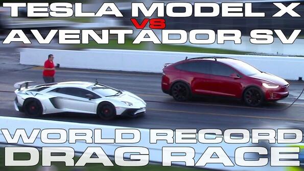 Tesla Model X победи Lamborghini и постави нов световен рекорд!