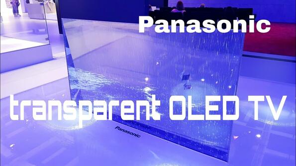 Ето какъв е прозрачният OLED-телевизор от Panasonic: видео