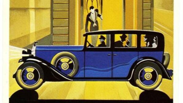 Рекламни плакати на автомобилни компании от 1910-1930 година!