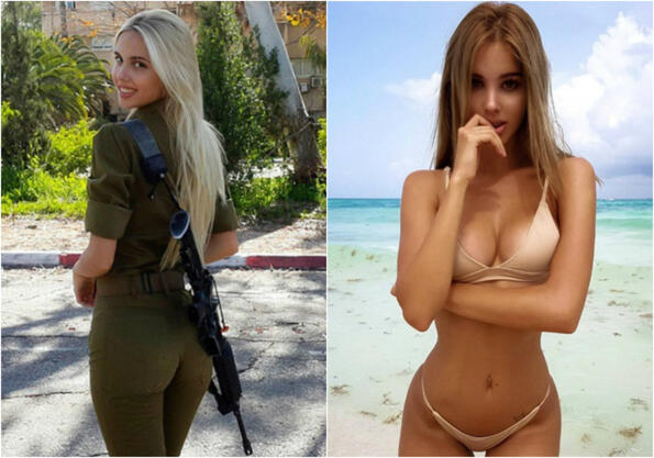 Бивша членка на израелската армия стана модел на бански