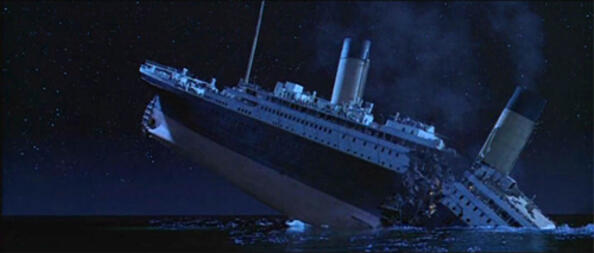 7 изрязани сцени от "Титаник", представени в гифчета