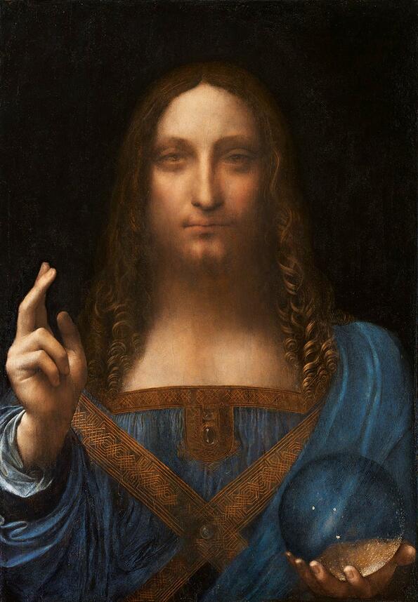 Рекордна сума е заплатена за картината на Леонардо да Винчи – "Спасителят на света"