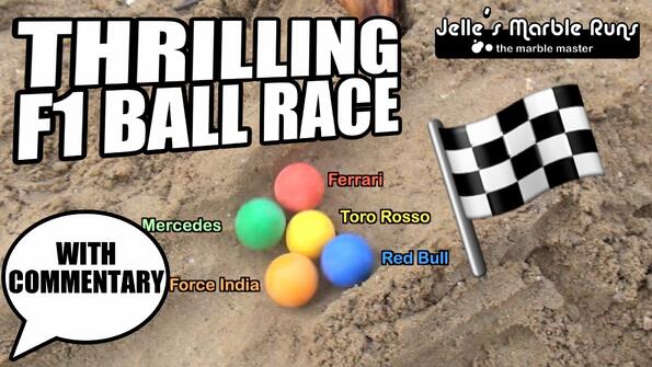 Състезание на мраморни топчета: по-епично от F1!