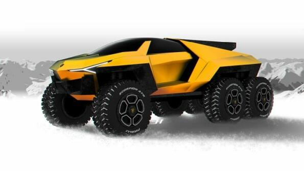 Lamborghini Raton – екстремно нещо с 6 гуми