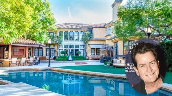Чарли Шийн продава къщата си в Мълхоланд Драйв, Бевърли Хилс за 10 млн. долара