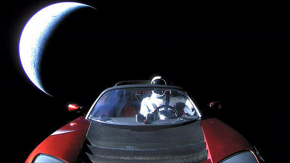 Как може да откриете Tesla Roadstar в космоса?