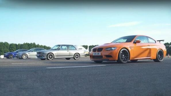 Епично състезание между 4 поколения BMW M3