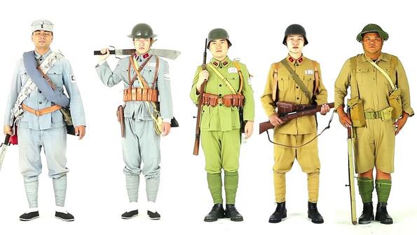 Трансформацията на китайската военна униформа за 100 години