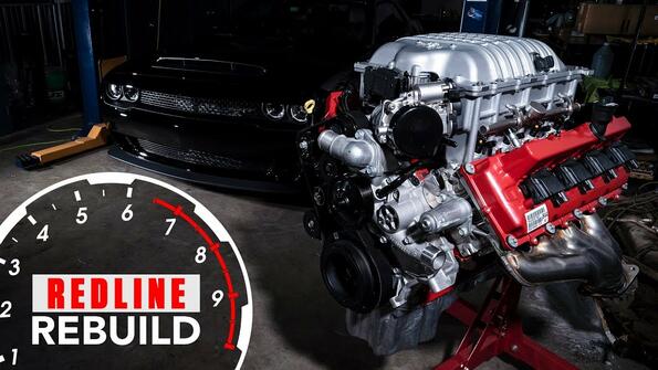 Как се прави легендарният двигател HEMI V8 от Dodge Challenger SRT Demon 