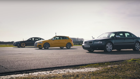 Audi S8, Audi S3 и Audi A8: битка на "аудита"