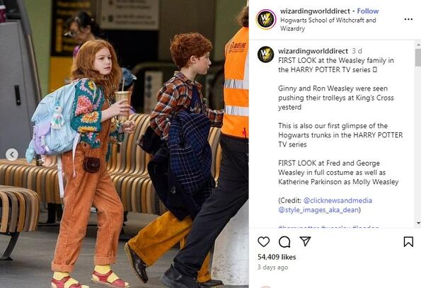 Семейство Уизли от сериала „Хари Потър“ бе забелязано да снима сцената с перон 9¾
Семейство Уизли от сериала „Хари Потър“ бе забелязано да снима сцената с перон 9¾