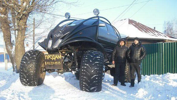 Гигантски автомобилен звяр, дело на руснаци