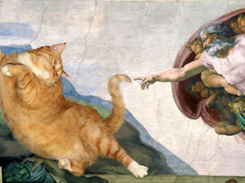 Това е Заратустра - дебелата котка на изкуството