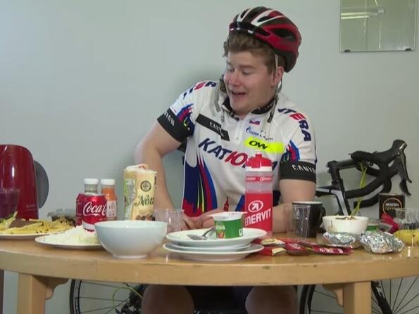 ВИДЕО: Можете ли да се храните като колоездач от "Тур дьо Франс"?
