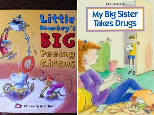 "Големият пишкащ цирк на малката маймунка" и други нелепи детски книжки