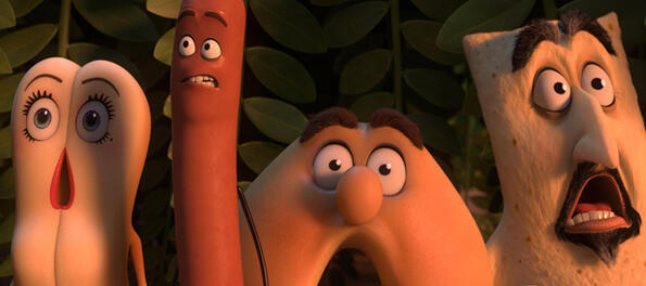 Най-оскверненият анимационен филм на годината: Sausage Party