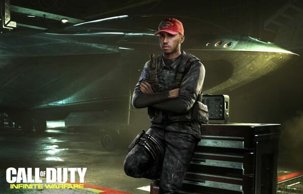 Люис Хамилтън също ще участва в "Call of Duty: Infinite Warfare"