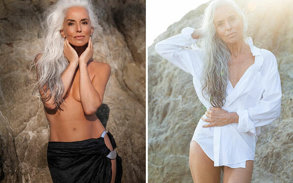 61-годишният модел Ясмина Роси ще ви изуми с уникална фотосесия