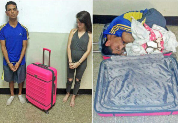 Жена се опита да измъкне мъжа си от затвора в куфар