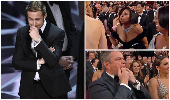 Как реагираха различните знаменитости на гафа на Оскарите?