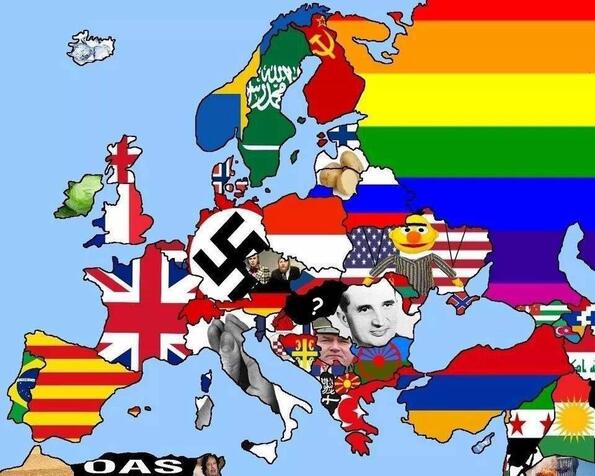 Карта на Европа, която вбесява всички!