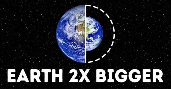 Какво ще се случи, ако Земята стане два пъти по-голяма?