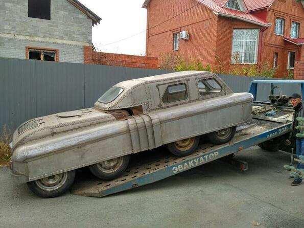 Мистериозен съветски автомобил бе открит в Челябинск