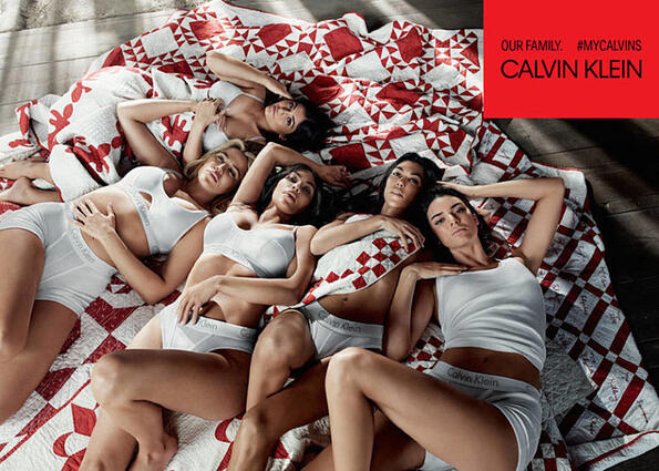 Сестрите Кардашян се снимаха по бельо за Calvin Klein