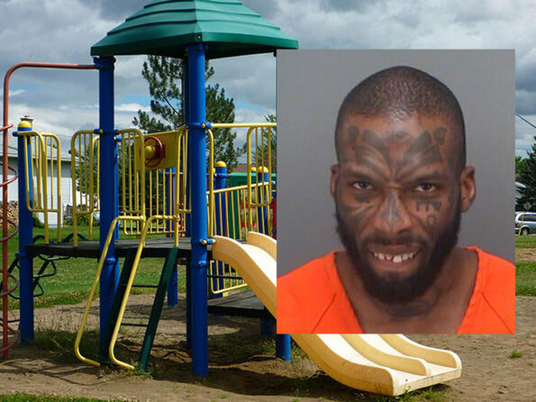 Мъж беше арестуван, след като осведоми детска площадка, пълна с деца, откъде идват бебетата