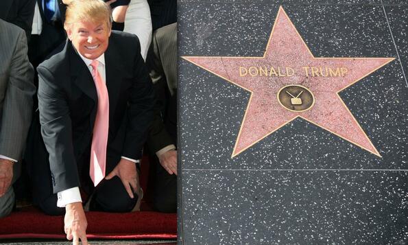 Човекът, разбил звездата на Доналд Тръмп на Холивудската алея на славата...