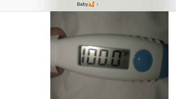 Момиче изпрати снимка на термометър на приятеля си и той помисли, че е бременна