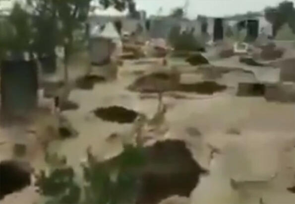 Страшно видео от Тайланд: някой е откраднал всички мъртви от гробище