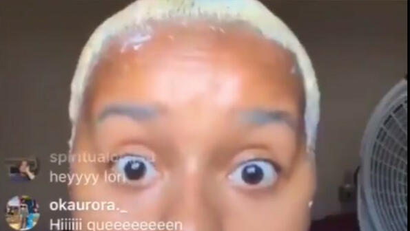 Влогърка реши да си боядиса косата "на живо", но си изгуби косата "на живо"