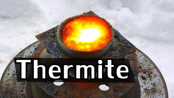 Защо термитът не може да изгори дърво: грандиозно видео