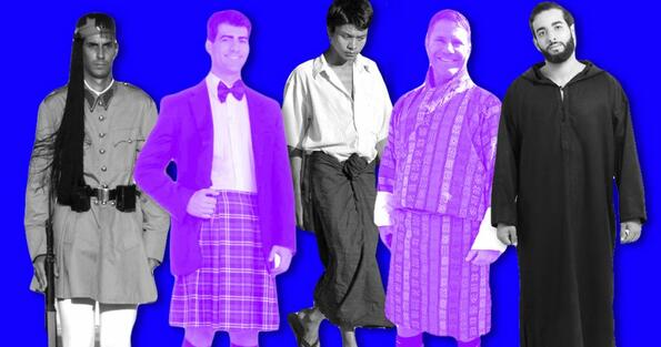 8 държави, в които мъжете могат да носят поли