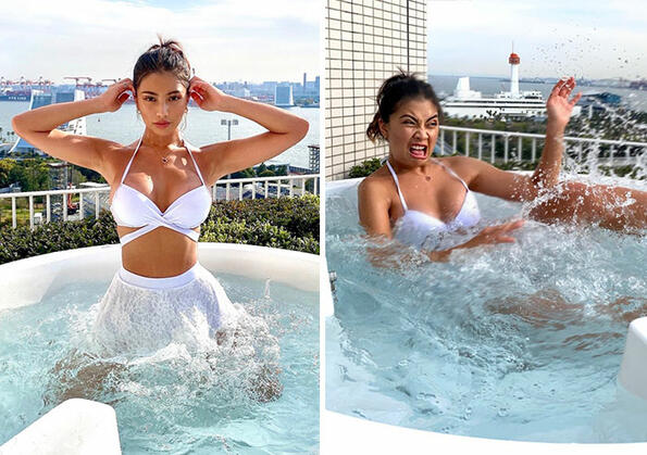 <p>Виж как един <a href="https://www.instagram.com/viennadoll_official/" target="_blank">тайландски модел</a> ни показва как зад всяка идеална снимка стои суровата реалност. Снимките са повече от комични, ама и жената си я бива...</p>