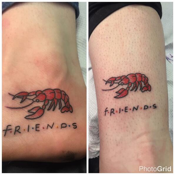 Страхотни татуировки, вдъхновени от сериала "Приятели"