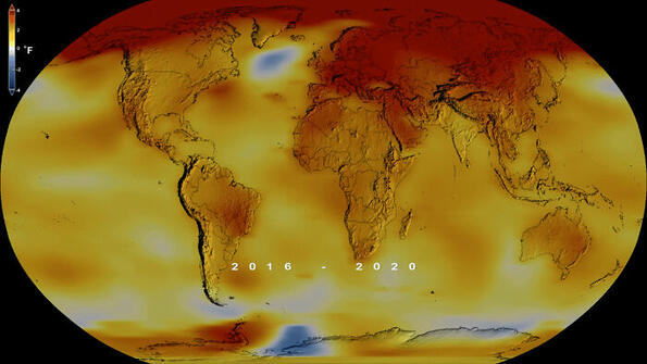 НАСА обяви 2020 за най-горещата година за последните 140 години