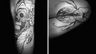 Брутални татуировки, които променят формата си