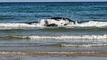 Идиот на деня: Шофьор на BMW паркира на плажа и морето отнесе колата му