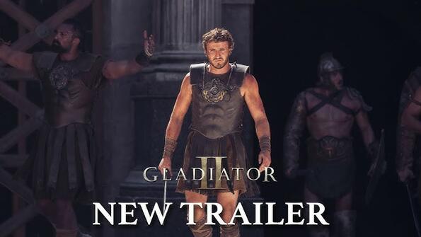 Виц новия трейлър на „Gladiator II“